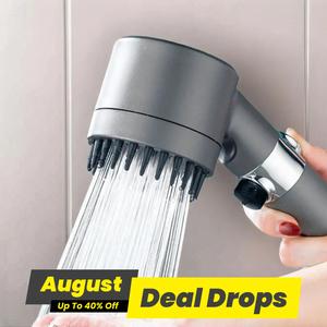 3 Modes Handheld Shower Head, Air Boost Strong Water Flow Handheld Shower Head, Adjustable Handheld Showers, Adjustable Rain Showerhead, Adjustable Handheld High Pressure Shower Head, Pressure Boosted Shower