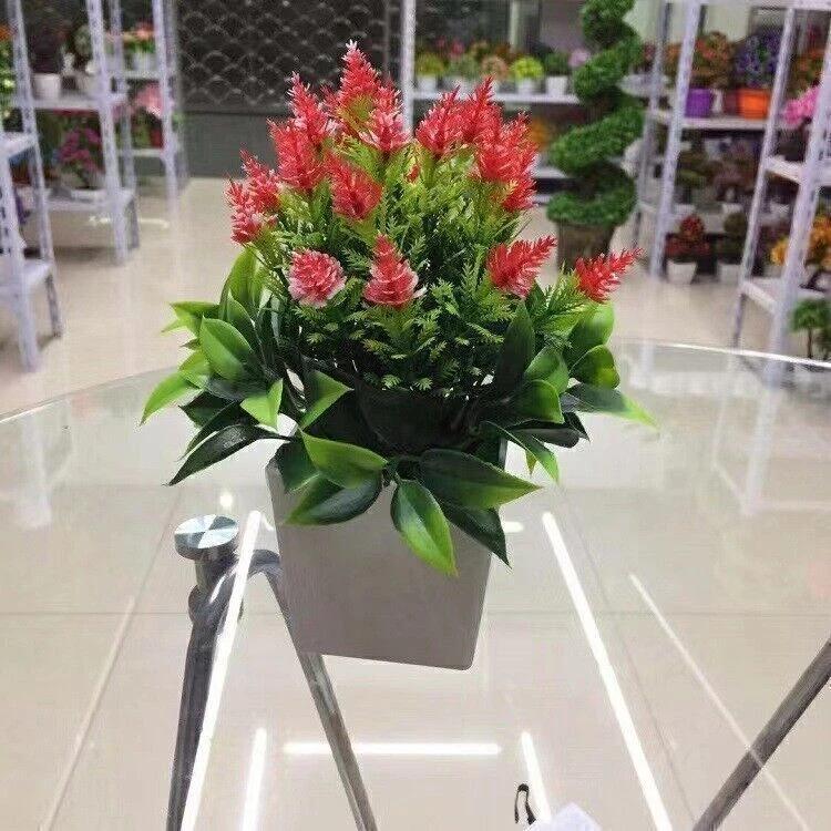 Decorative Indoor Outdoor Artificial Faux Plants Tree in Pot for Garden Home Office Decoration - Fruit 4