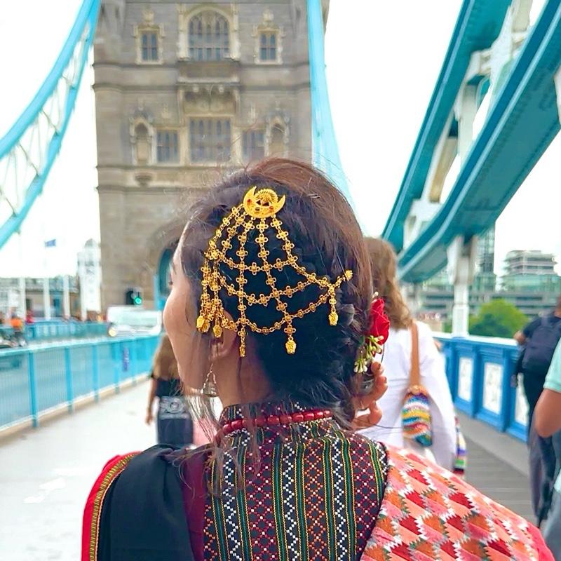 Nyapusikha Hair Ornament - Traditional Newari Women's Headpiece 5