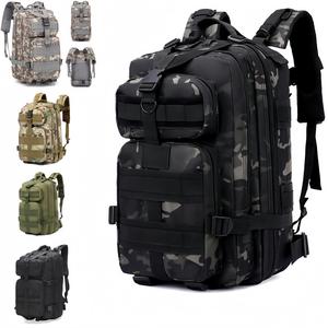 30L Waterproof Military Camouflage Backpack, 1 Count Durable Hiking & Camping Gear with Multi-pocket Design for Outdoor Adventures