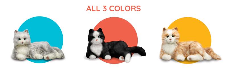 Product Introduction of Ageless Innovation Joy For All Interactive Pet Cat - Lifelike & Realistic Companion with Soft Fur and Soothing Purrs, No Assembly Required - Orange Tabby 5
