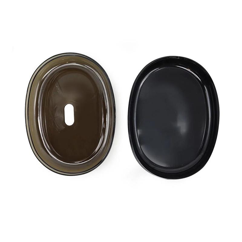 Modern Non-Slip Soap Dish in Jet Black/Slate Grey - Space-Saving Design for Bathroom and Kitchen - Lightweight, Shower, Household, Hand wave  mat  bath  tub jacuzzi  bathtub  mat self  cleaning  toilet self  cleaning  toilet 3