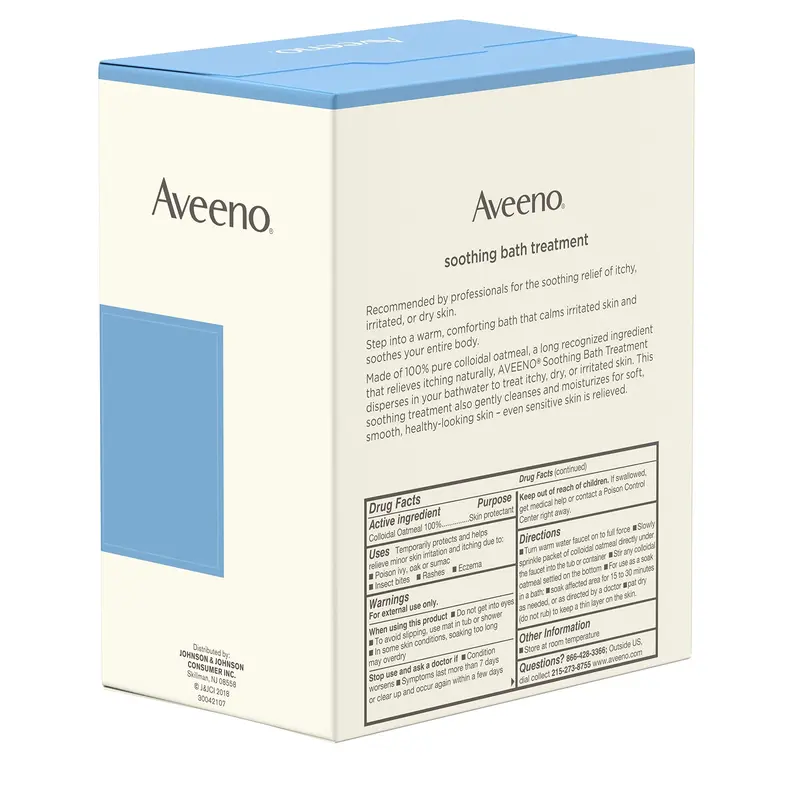 Aveeno Soothing Bath Treatment For Itchy, Irritated Skin, 8 Count 4