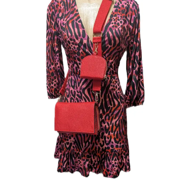 [HOE] PRETTY FIT & FLARE SKATER DRESS IN COLOURFUL ANIMAL PRINT 6-14 Womenswear Comfort Summer 0