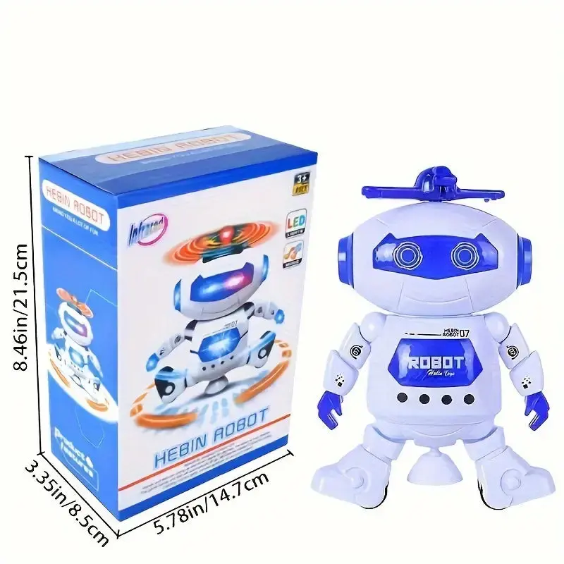 Ninja's 360° Rotatable Lighting Singing and Dancing Humanoid Toy Robot 1