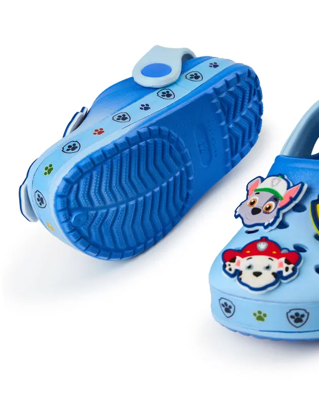 Vanilla Underground x Paw Patrol Boys Blue Multi Badge Clogs 6