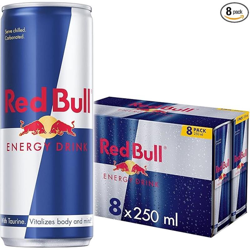 Red Bull Energy Drink 250 ml - 8 Pack for Vitality and Performance 6