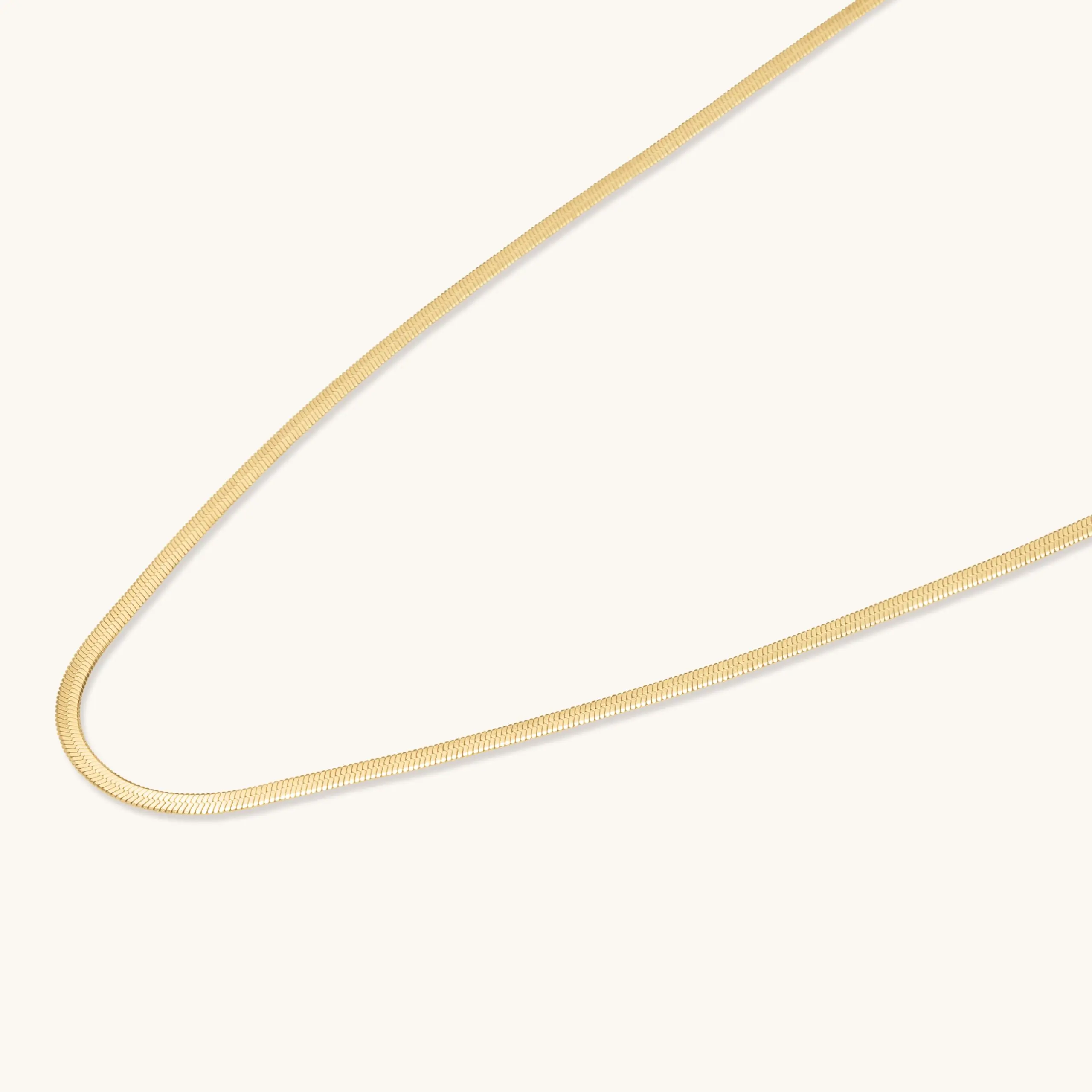 Herringbone Snake Chain Bracelet (2mm)