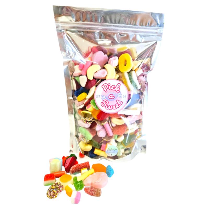 Mystery Pick and Mix Sweets - Sweets Pouch 250g/500g/1kg - Snack n 3