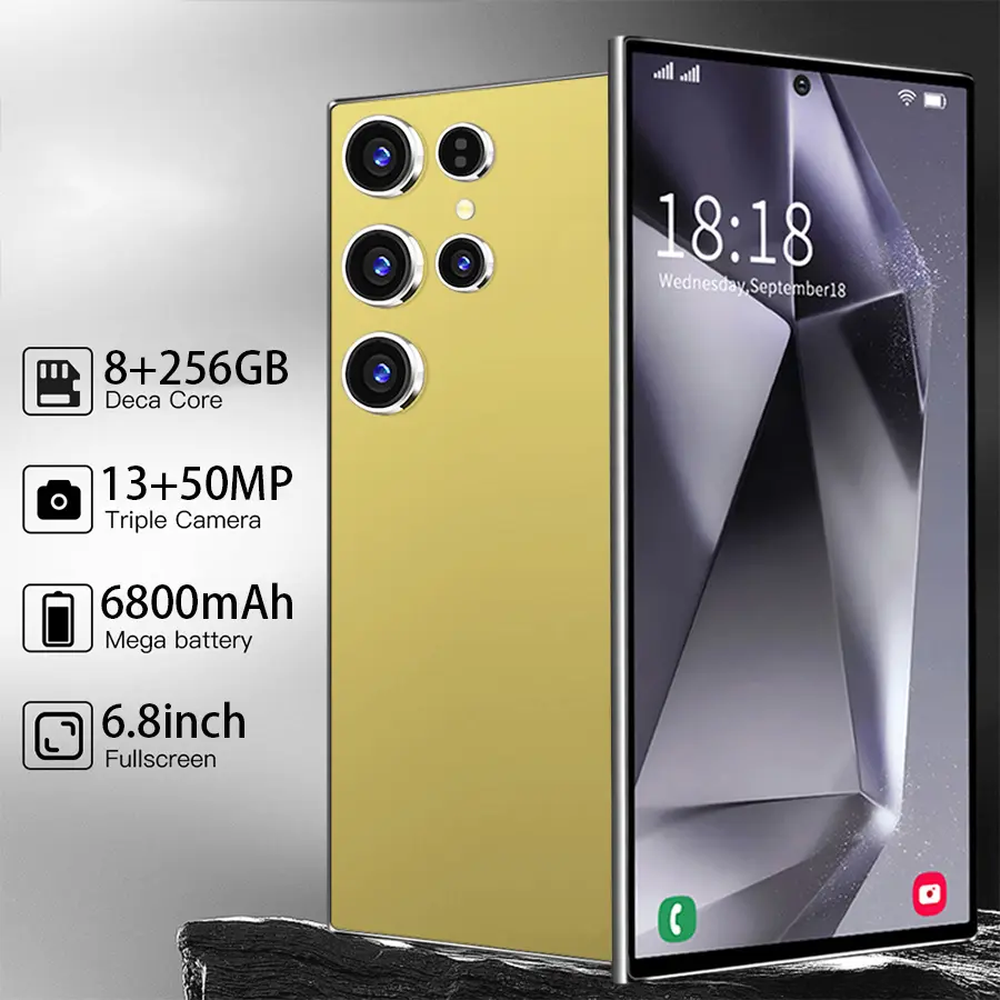 Unlocked C37 5G Smartphone - 6.8" FHD+ Display, 13MP+50MP DualCameras, 8GB+256GB, 6800mAh Battery, Android 13, Stylus Included - Game, Cellphone