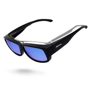 MEELOOG Polarized Fit Over Sunglasses for Men TR90 Frame Acetate Cellulose Lens UV400 Protection ST0006 Classic Sports Style Lightweight Design