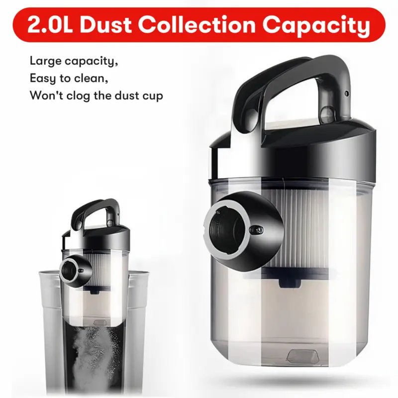 Bagless Cylinder Vacuum Cleaner 1000W Compact Lightweight Powerful Cyclonic Vac 5