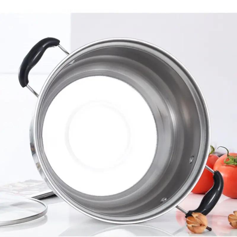 11PCS Induction Non Stick Stainless Steel Cookware Cooking Pot Pan With Lids Set 8