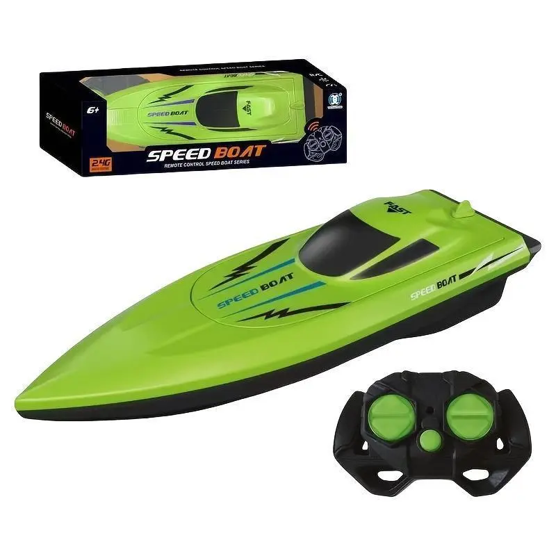 Remote Control Boat Toy, Fast Charging Speedboat with Dual Propeller Model, an Ideal Gift for Birthdays And Holidays. 1