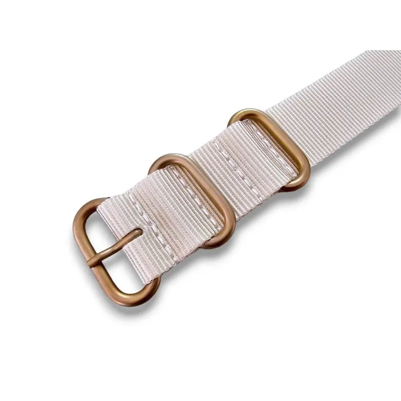 Military Nylon Watch Strap Bronze PVD Buckle 20mm 22mm 5