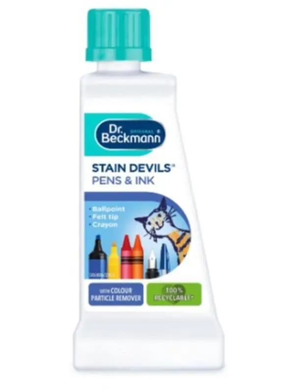 Dr. Beckmann Stain Devils Pen & Ink | With colour particle remover | 50ml