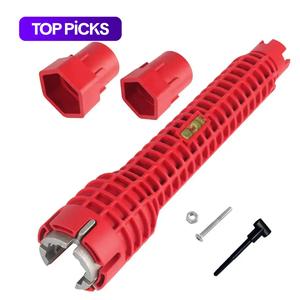 Multifunctional Faucet Ratchet Wrench (1 Count), Sink Faucet Installer Tools, Installation Pipe Extractor for Small Space Toilet Kitchen Bathroom, Multifunctional Wrench Set, Adjustable Wrench Hand Tools