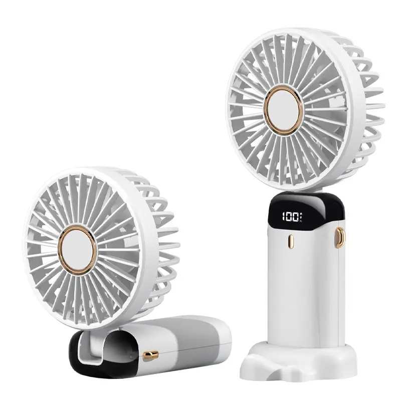 Mini Hand-held Fan Portable Folding Desk Fan Cooler Cooling USB Rechargeable UK air  purifier mini  fans 4