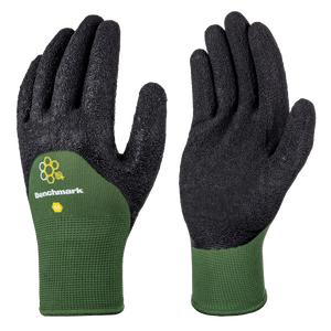 BENCHMARK Durable Multi Purpose Gardening Gloves with Waterproof Grip Coating
