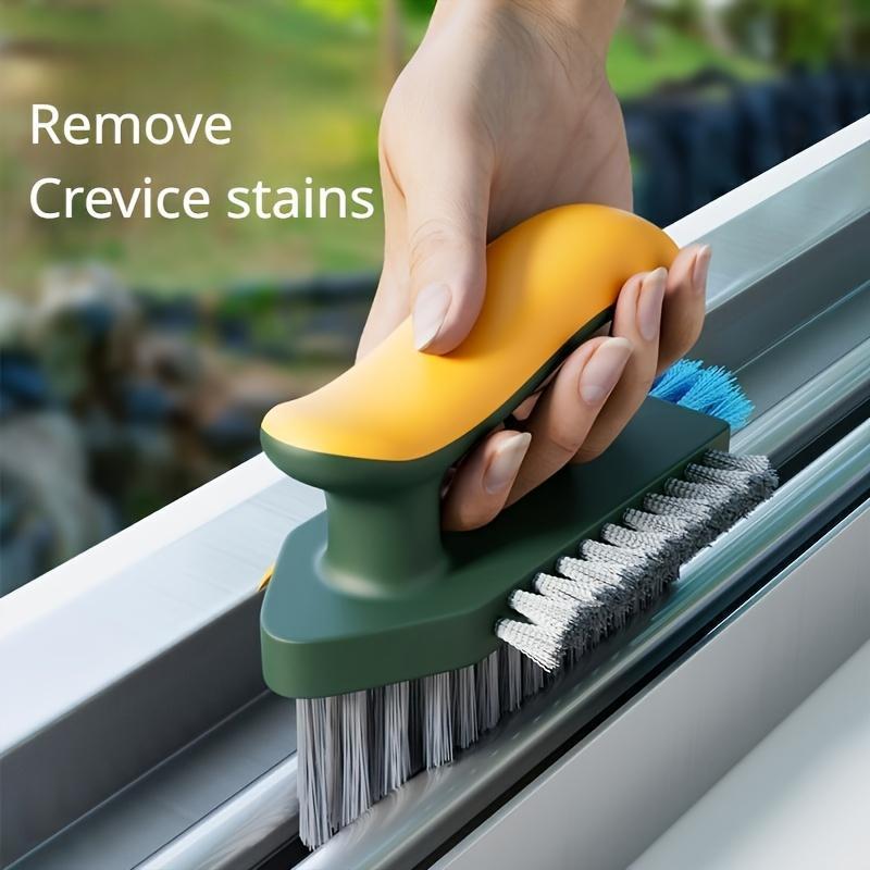 Product Introduction of 【SEENGHAR】 Versatile Triangular Cleaning Brush - No Dead Corner, Ideal for Bathroom, Kitchen, and Outdoor Use - Durable Plastic, Multi-Surface Scrubber 3