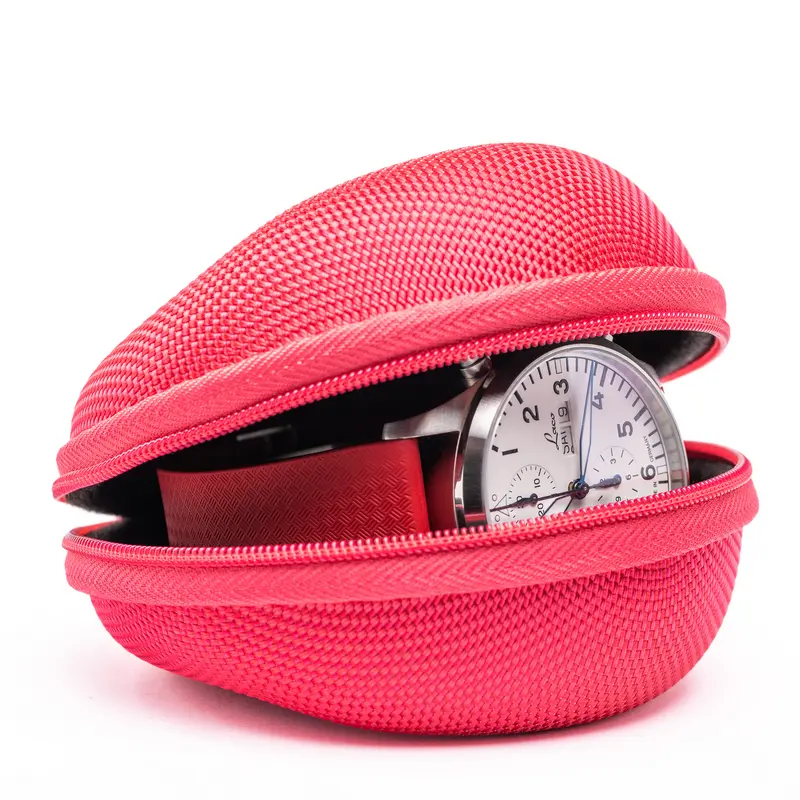 Secure Single Watch Travel Case - Miami Pink 1