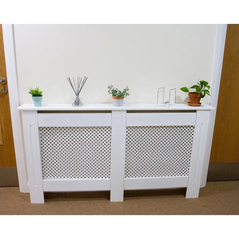 White Radiator Cover MDF 1115mm for Home Improvement 8