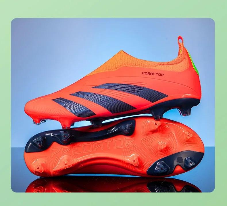 Product Introduction of New Men Original Football Shoes Indoor Society Professional Non Slip Soccer Ultralight Shoes Grass Training Kids Match Sneaker 8