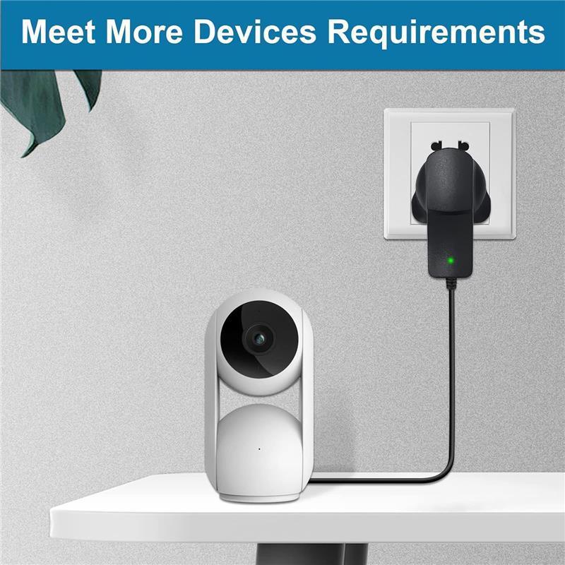 12V 1A Power Supply Adapter, Universal AC to DC Power Adapter with 7 Tips for Electronic Devices LED Strip Lights CCTV Camera TV-Box Speakers Router Tablet 5