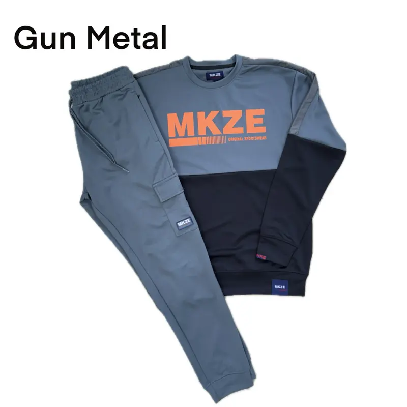 MKZE ORIGINAL SPORTSWEAR CREWNECK CONTRAST POLYESTER TRACKSUIT 2