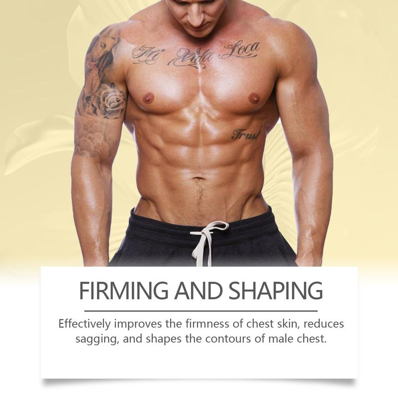 Product Introduction of South Month Men's pectoral muscle care oil A firm, lifting and nourishing skin elasticity care oil for the chest 13