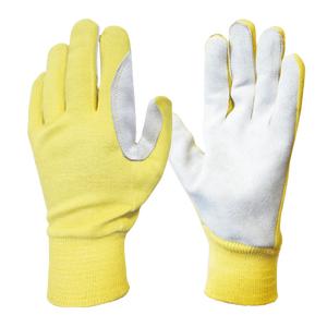 SKYTEC Triax Reinforced Cut Resistant Safety Work Gloves with Leather Palm (Pair)