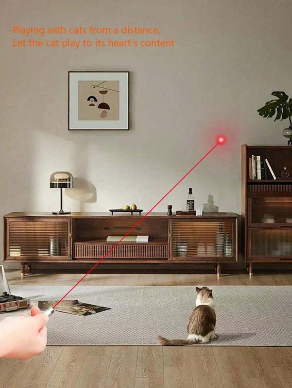 2-In-1 LED + Laser Cat Toy - Multifunctional Cat Teaser Wand, Interactive Pet Toy, Best Cat Toys, Portable Keychain Laser 7