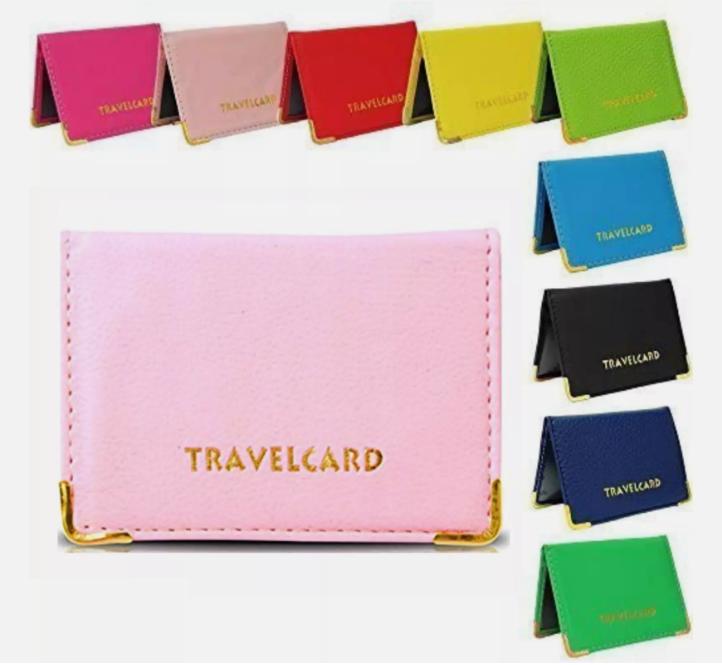 New PU Leather Travel Bus Rail Pass Card Holder Oyster Cover Case Holder WalletHISTORY 3