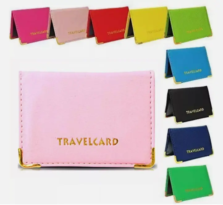 New PU Leather Travel Bus Rail Pass Card Holder Oyster Cover Case Holder WalletHISTORY 3