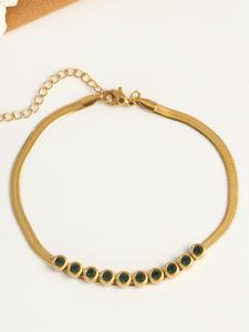 Women's Elegant Rhinestone Decorated Adjustable Anklet, 2024 New Style Exquisite Trendy Anklet, Fashionable Body Jewelry for Women & Girls, Dainty Gift for Your Love