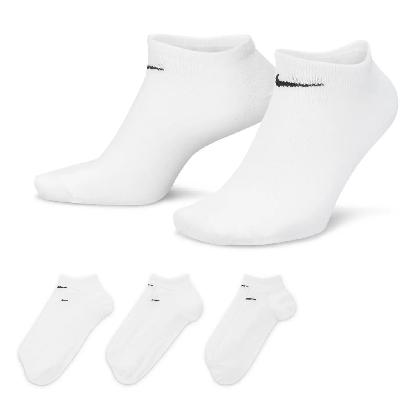 Nike Mens Everyday Sock Trainer Socks Lightweight