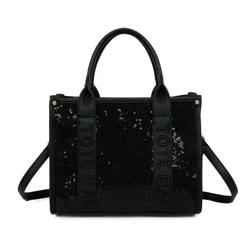 Sequin Tote bag for women versatile sturdy strong multiple colours 7