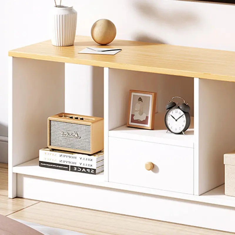 Product Introduction of 90x30CM TV Cabinet Entertainment Centre TV Stand Media TV Unit Engineered Wood with Drawer & Shelves for Home Decor 10