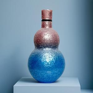 Gourd Design Insulated Bottle, 1 Count 17oz/500ML Stainless Steel Retro Design Water Bottle, Portable Drinking Cup for Home Office Outdoor