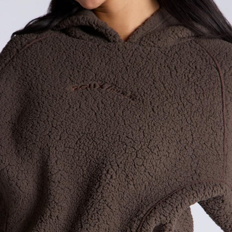 Boux Avenue Seamed Borg Lounge Set Hoodie and Joggers Sleepwear Loungewear 5
