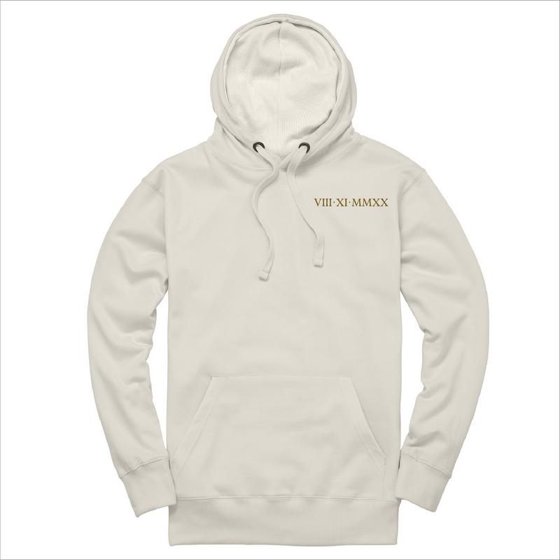 Custom Embroidered Roman Numeral Sweatshirt Hoodie Embroidery 5