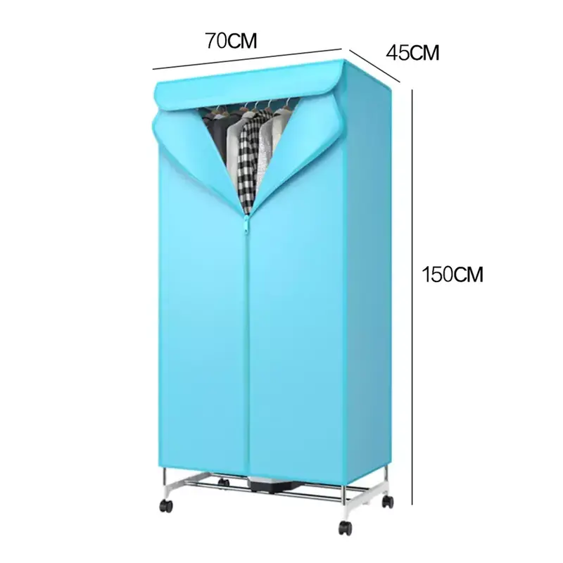 Electric Clothes Dryer 15kg Indoor Hot Air Drying Machine Wardrobe 2 Tier 1000W 3