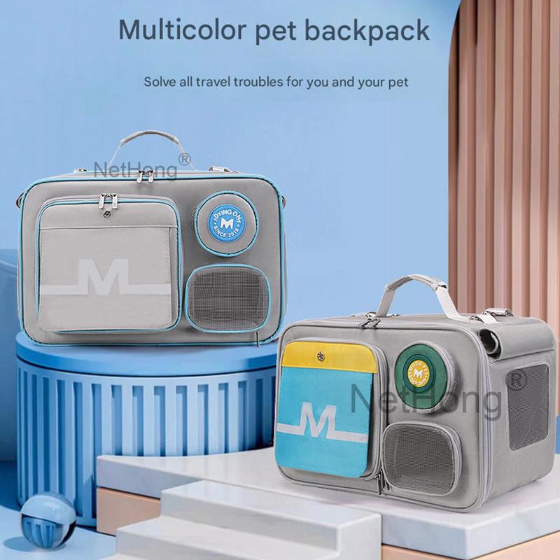 Dog Cat Pet Travel Bag Carrier Breathable Transparent Backpack cat  carrier 2