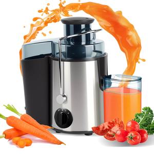 Compact Juicer Machines - 1000W Fruit and Vegetable Juice Extractor with 2 Speeds New Juicers Machine