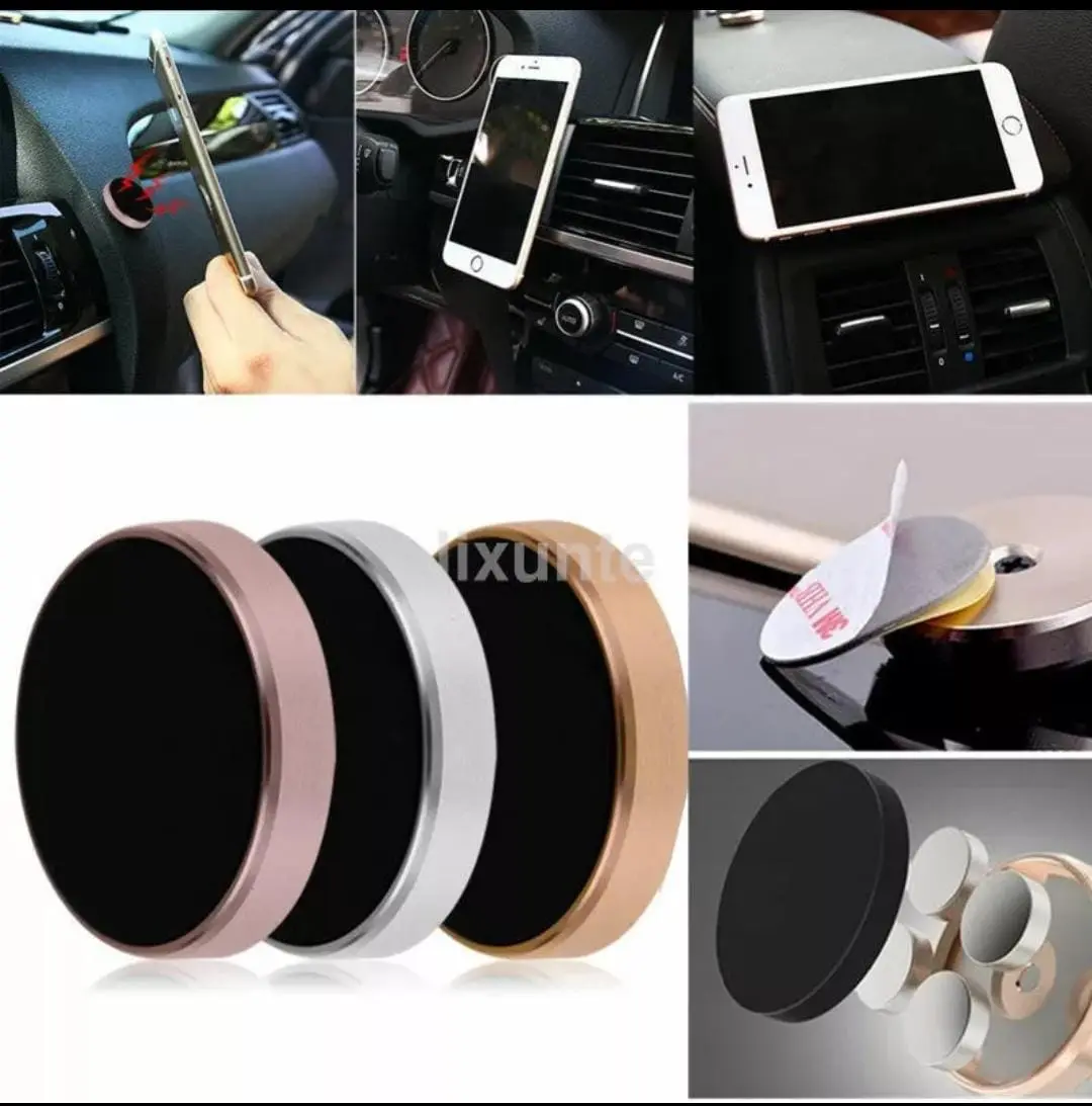 Magnetic Car Phone Holder, Universal Car Phone Stand for iPhone Xiaomi Huawei Samsung, Dashboard Wall Mounted Car Magnet Phone Holder