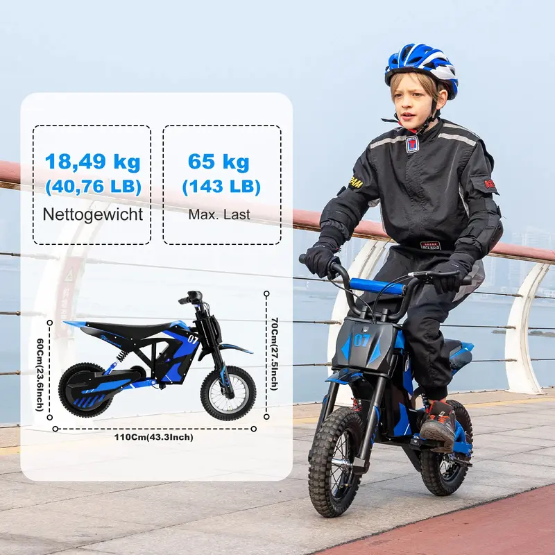 KOOLUX EV12M  Kids Electric Motorbike – 300W Power | 36V Battery | Up to 25 km/h | Up To 15 KM Range 3
