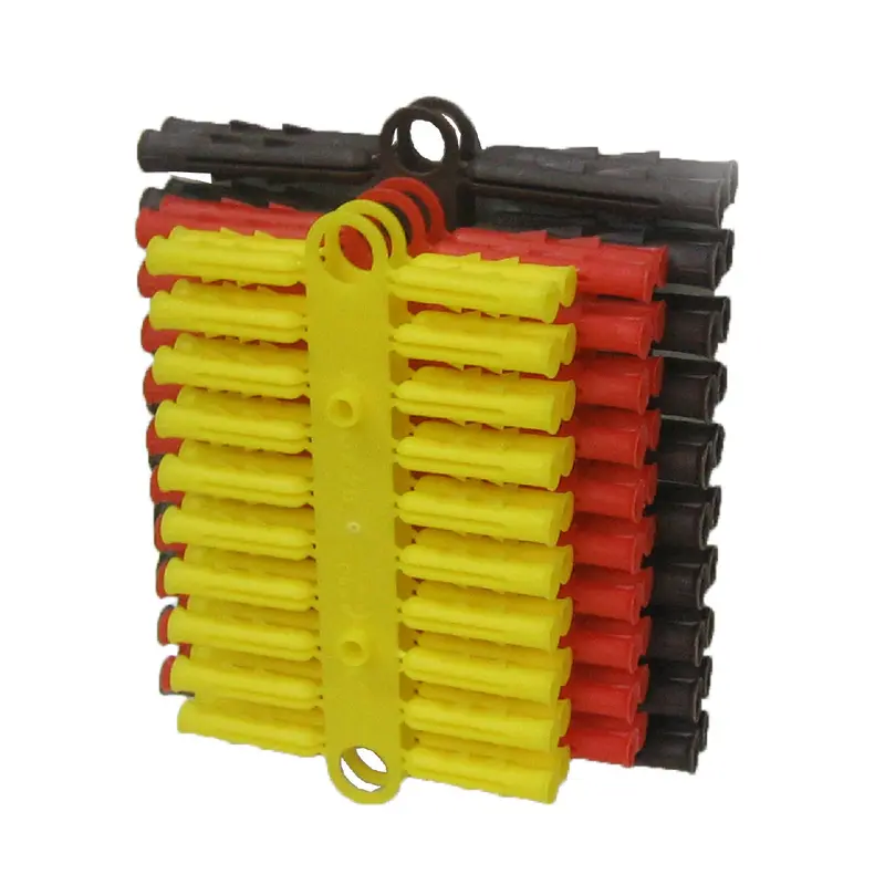 120 x Assorted Wall Plugs Heavy Duty Raw Fixings 0