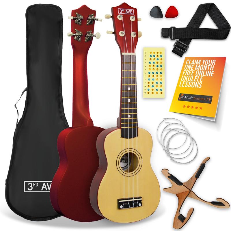 3rd Avenue Soprano Ukulele Starter Pack 1