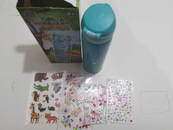 Product Review of [NovaHome] Unicorn Gemstone Sticker Sports Water Bottle - BPA Free Art and Craft Kit for Kids Age 6-12 Years Old, Leakproof and Decorate Your Own Water Bottle with Glitter Gems - Great Birthday, Valentines and Christmas Gift Idea for Children. from d**b 0