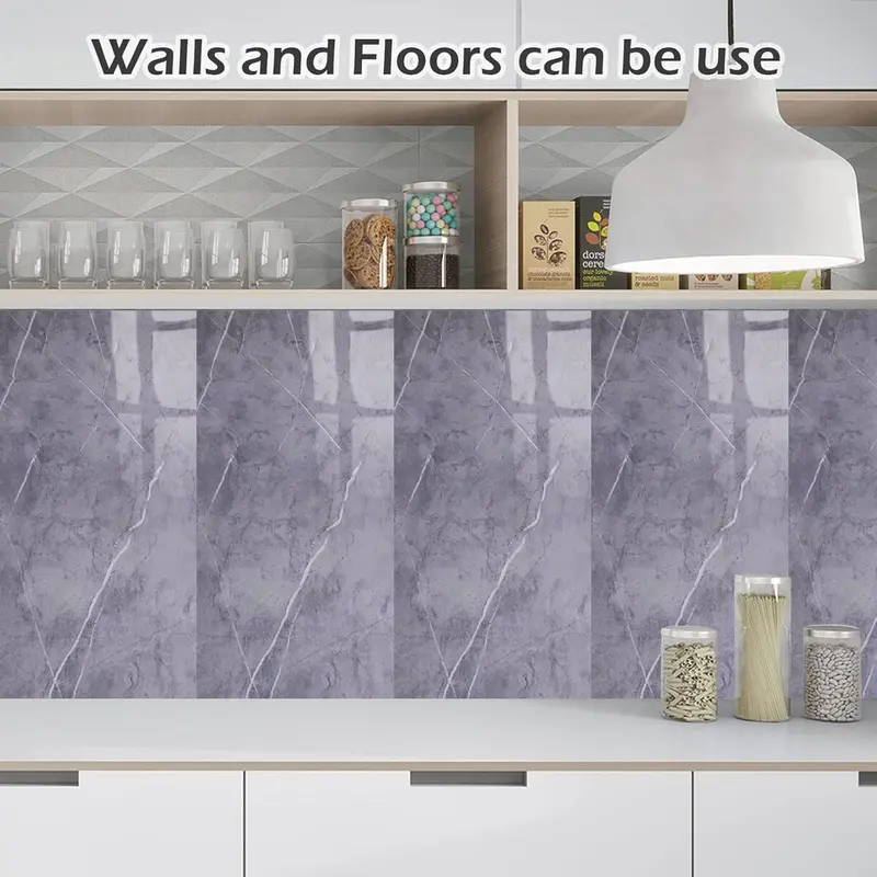 10PACK GREY Marble Matt Bathroom Panels Shower Wet Wall Kitchen Cladding PVC wall  sticker panel  wallpaper  self  adhesive 6